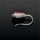 18ct Gold Ruby and Diamond Earrings