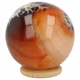 Carneool bol 54 mm nummer 2 - 360° presentation