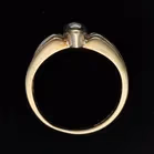 Gold Art Deco Design Diamond Ring