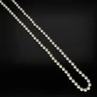 Fine Mikimoto Pearl Necklace with Diamond Clasp