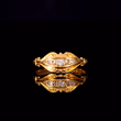 360° view of The Antique 1919 Five Diamond Scrollwork Ring