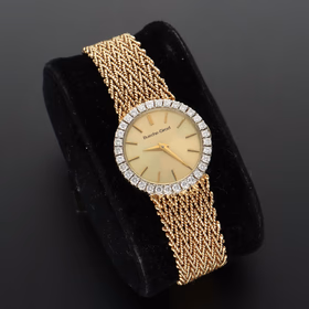 9ct Yellow Gold Bueche-Girod Diamond Cocktail Watch
