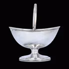 George III Silver Sugar Basket
