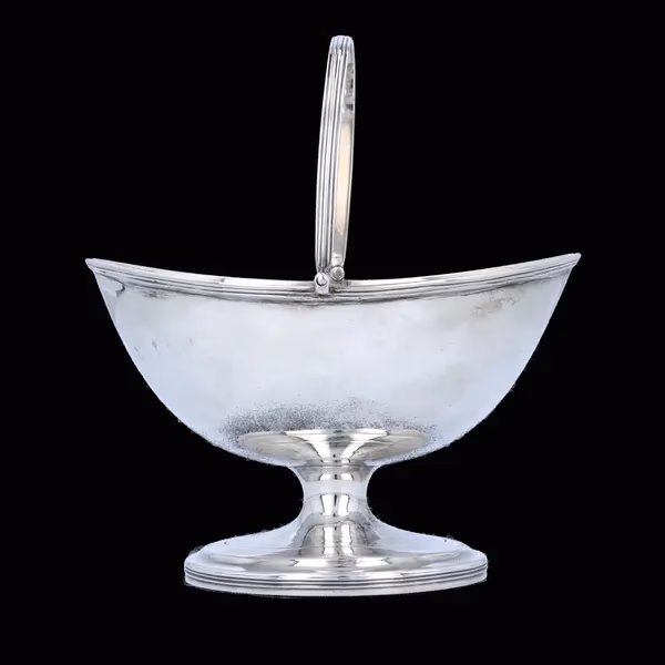 George III Silver Sugar Basket