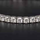 18ct White Gold Tennis Bracelet