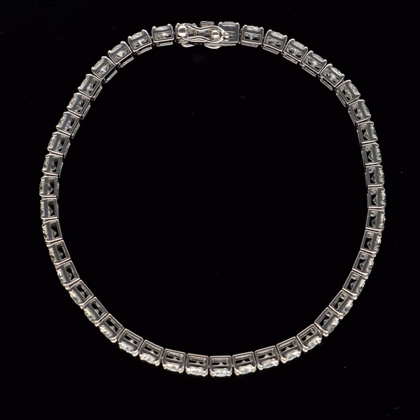 18ct White Gold Tennis Bracelet
