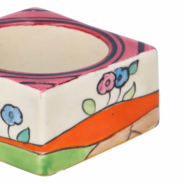 Clarice Cliff ‘Appliqué’ Napkin Ring