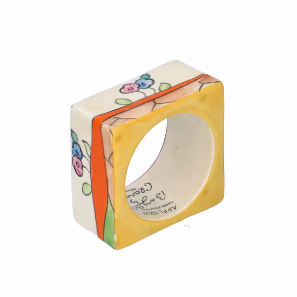 Clarice Cliff ‘Appliqué’ Napkin Ring