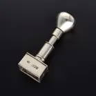 Edwardian Lantz Patented Silver Combination Stamp Dispenser and Moistener