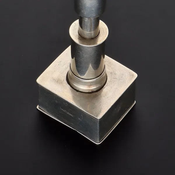 Edwardian Lantz Patented Silver Combination Stamp Dispenser and Moistener