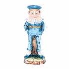 Charming Pair of Majolica Candlestick Holders