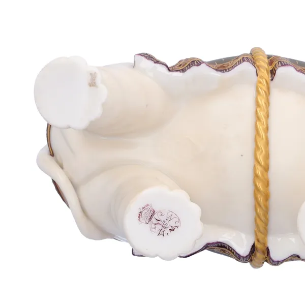 Late 19th Century Royal Worcester Elephant Vase