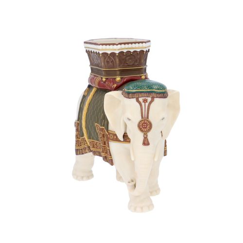 Late 19th Century Royal Worcester Elephant Vase image-2