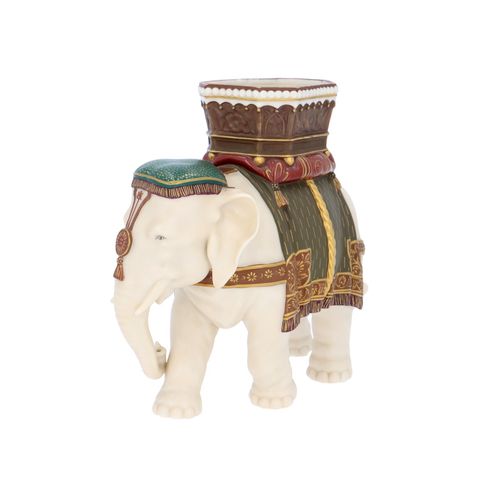 Late 19th Century Royal Worcester Elephant Vase image-4