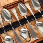 Early 19th Century William Bateman Silver Spoon Set
