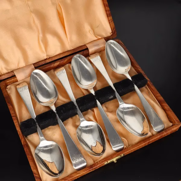 Early 19th Century William Bateman Silver Spoon Set