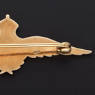 9ct Gold RAF Sweetheart Brooch