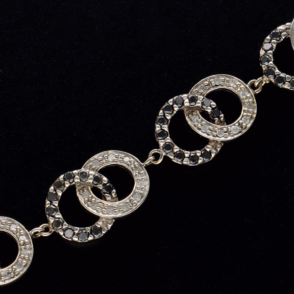9ct White Gold Diamond Necklace