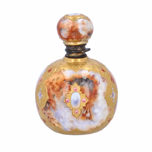 Coalport Agate Scent Bottle