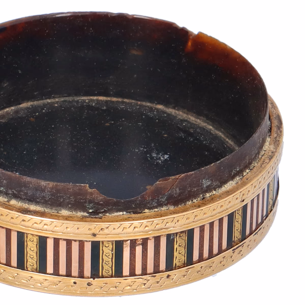 Rare Gold Mounted Box