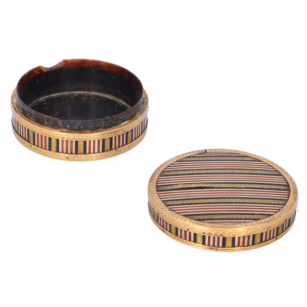 Rare Gold Mounted Box