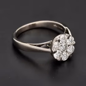 18ct White Gold Diamond Ring