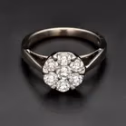 18ct White Gold Diamond Ring