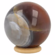 Botswana agaat bol 56mm - 360° presentation