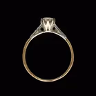 18ct Yellow Gold Diamond Solitaire Ring