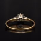 18ct Yellow Gold Diamond Solitaire Ring