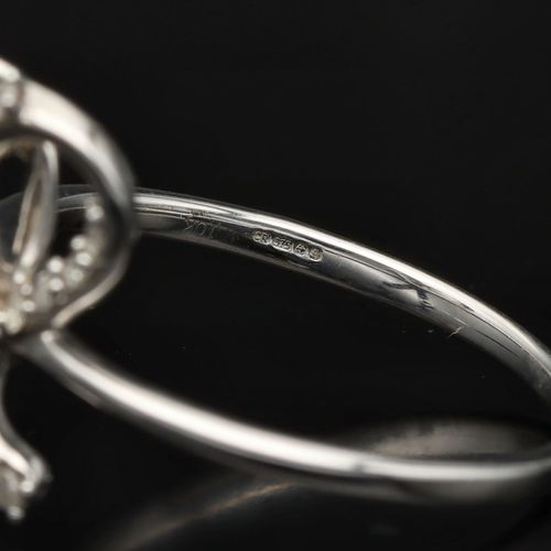 Gold Diamond Bow Ring image-4