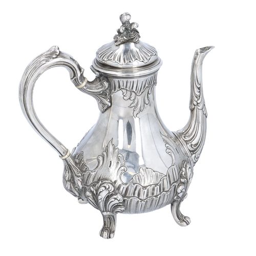 Antique French Silver Coffee Pot image-2
