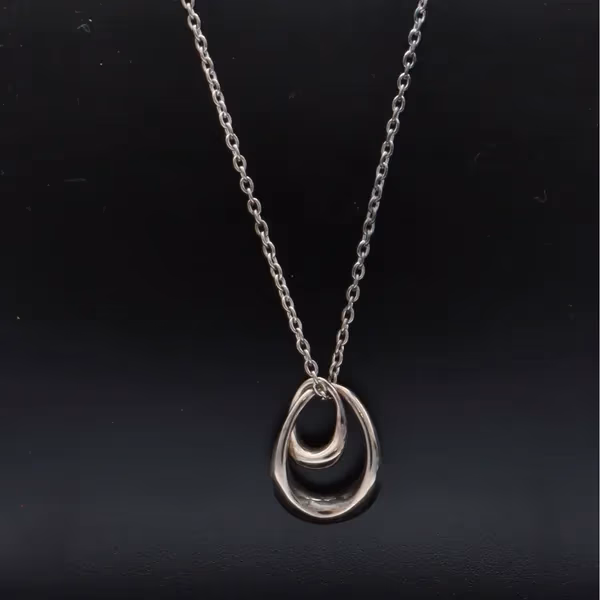 Danish Silver Georg Jensen ‘Offspring’ Pendant