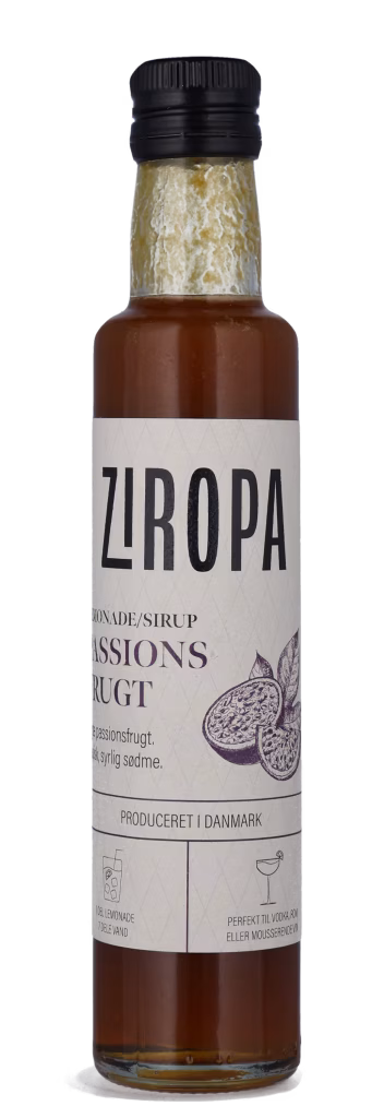 PASSIONSFRUGT LEMONADE 25 CL. Ziropa