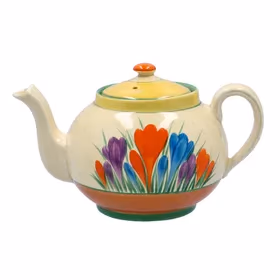 Clarice Cliff "Crocus" Globe Teapot
