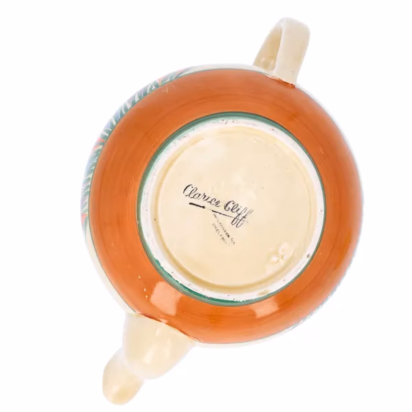 Clarice Cliff "Crocus" Globe Teapot