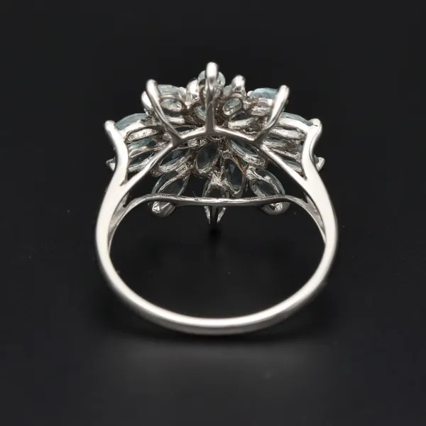 Gold Aquamarine Ring