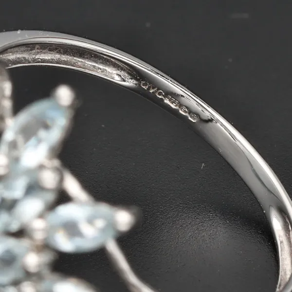 Gold Aquamarine Ring