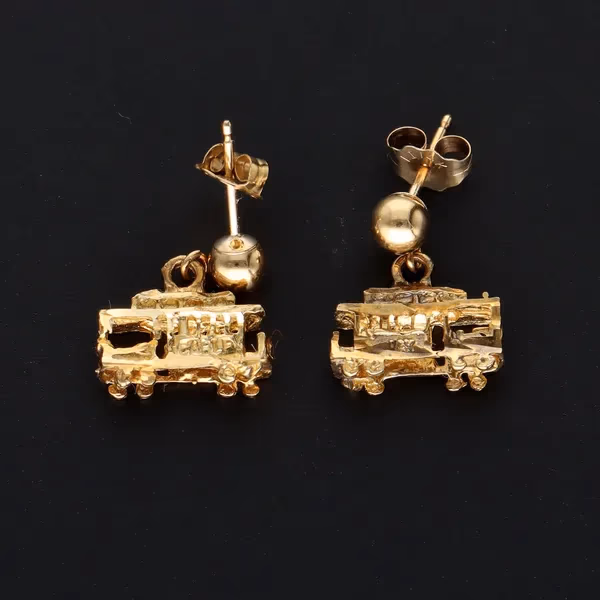 14ct Gold San Francisco Earrings