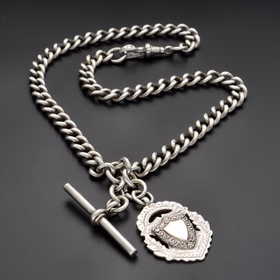 Silver Albert Chain