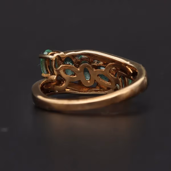 Gold Emerald Ring