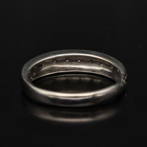 9ct White Gold Half Eternity Ring image-5