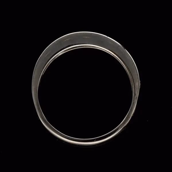 9ct White Gold Half Eternity Ring