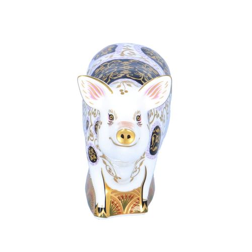 Limited Edition Royal Crown Derby Spotty Pig image-3