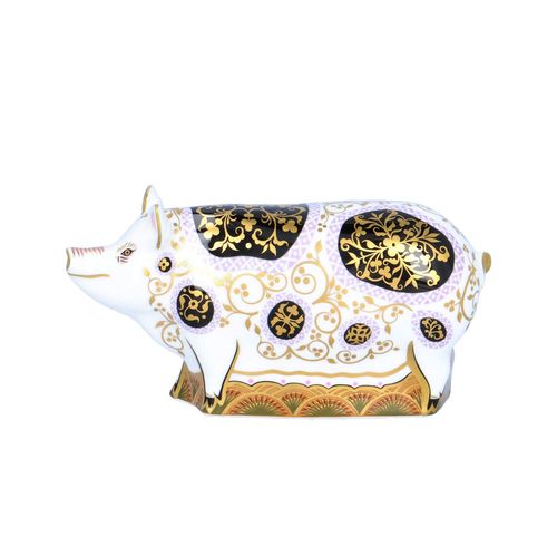 Limited Edition Royal Crown Derby Spotty Pig image-2