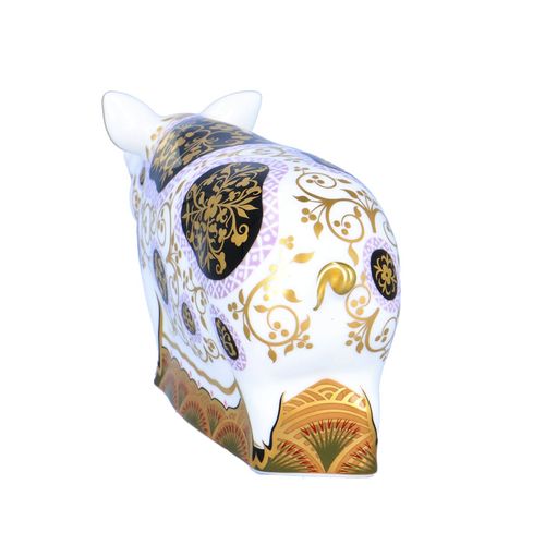 Limited Edition Royal Crown Derby Spotty Pig image-4
