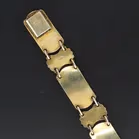 Norwegian Vermeil Sterling Silver and Hand Painted Floral Guilloche Enamel Bracelet