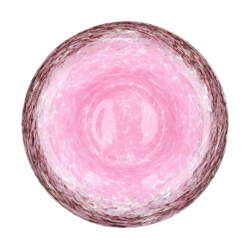 Monart Pink Glass Aventurine Bowl image-1