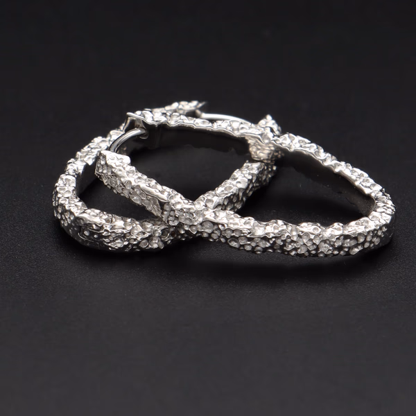Sterling Silver Textured Jewellery Set