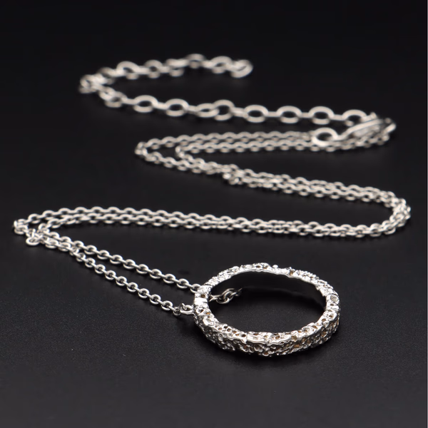 Sterling Silver Textured Jewellery Set